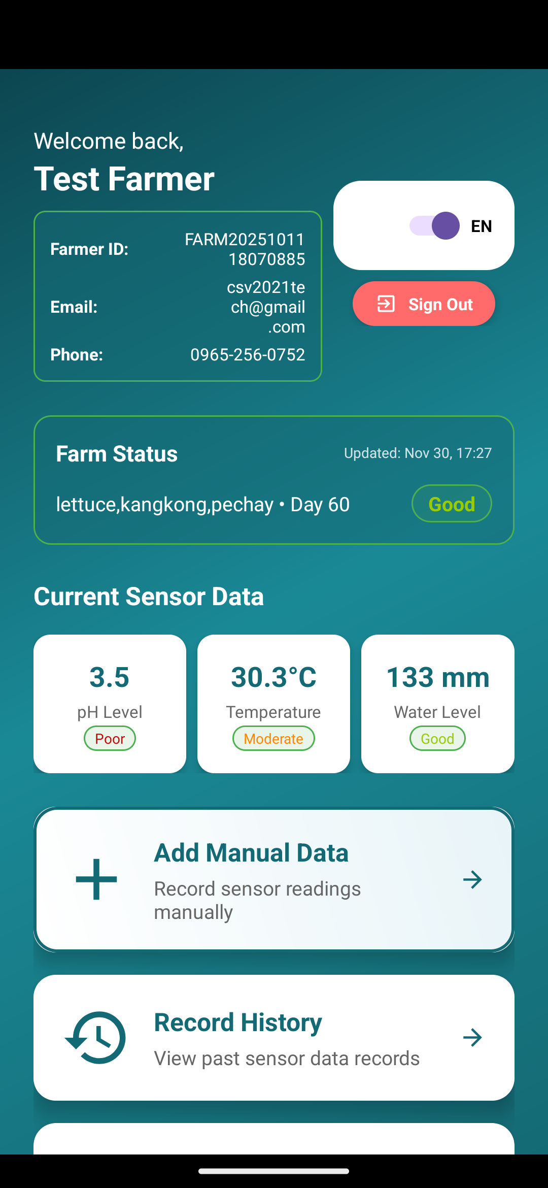 IoT Sample App