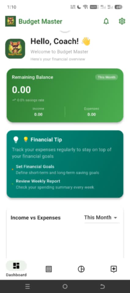 Budget Tracker App