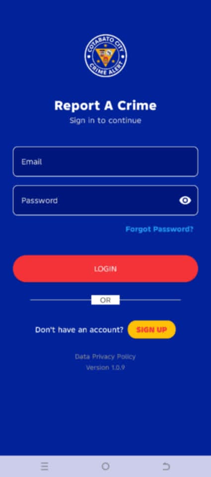 Crime Alert Response App