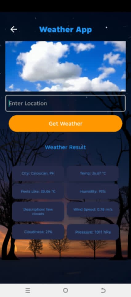 Weather Forecast App