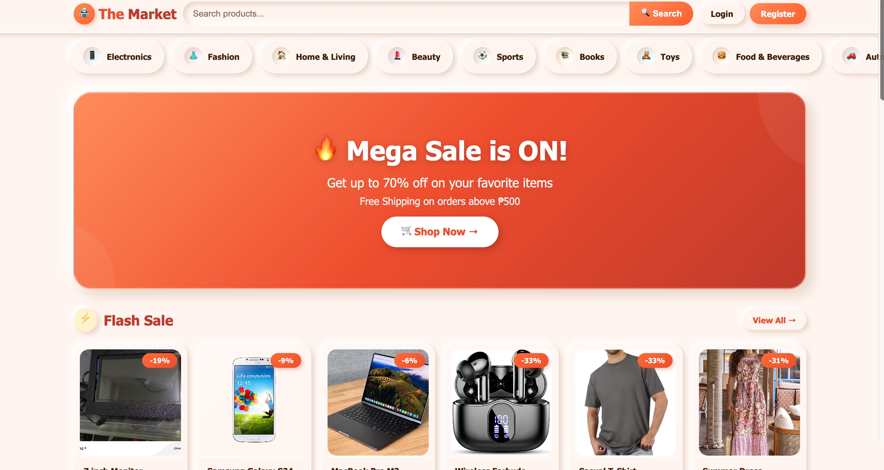 E-Commerce Website Multi-Merchant