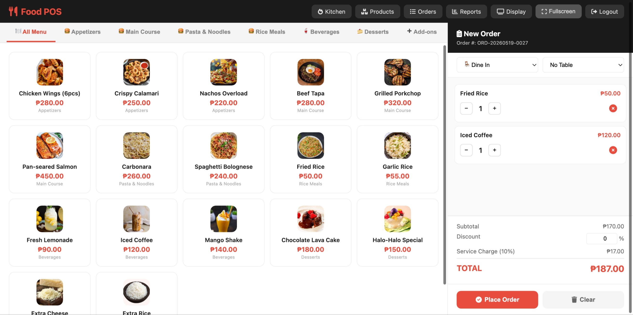 Restaurant POS System