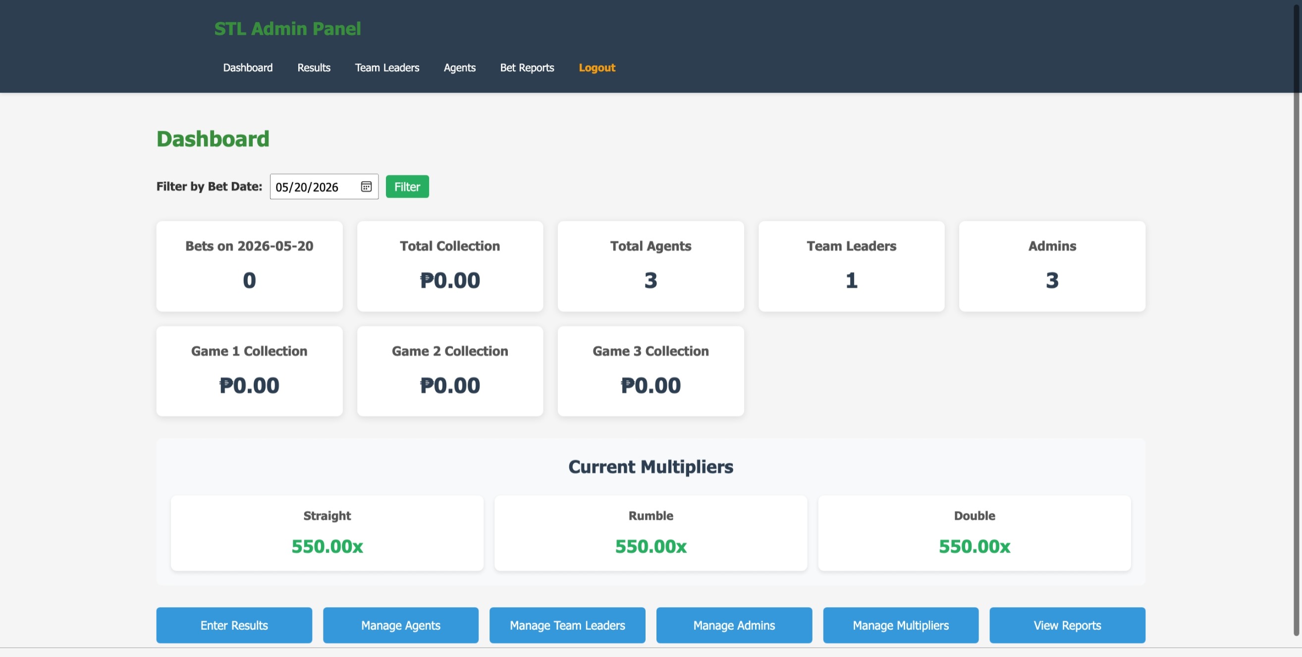 Small Town Lottery Platform